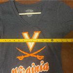 47 WOMENS BLUE VIRGINIA CAVALIERS FINELINE ' FRANKIE TEE SMALL Photo 3