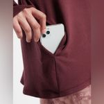 Athleta • Purana Wrap Sweatshirt In Decadent Chocolate Photo 2