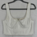 L'Academie Penn Corset Bustier Top Square Neck Sleeveless Zipper Closure Size M Photo 0