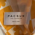 PacSun  White Orange Demim Floral Checked Women’s Mom Shorts Photo 4