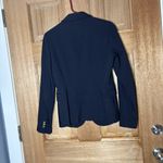 ZARA  women’s Navy Blazer with Gold Button size S Photo 2