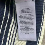 Ralph Lauren Lauren Blue Cream Striped Pencil Skirt Stretch Size L Career Work Photo 3