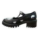 Hot Topic Yin-Yang Mary Janes T-Strap Platform Chunky Lug Sole Shoes Size 10 Photo 3
