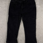 Judy Blue Jeans Womens Size 13/31 Capri Fit Black Denim Mid Rise Cropped Stretch Photo 0