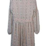 Missguided  Pink Chiffon Dress In Floral Spring Easter Size 8 Photo 2