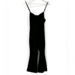LITA by Ciara x Revolve Tie Front Jumpsuit Cut Out Black V Photo 4