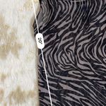 New York & Co. Zebra Print Vintage Mesh Sheer Tank Photo 2