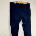 Ann Taylor Navy Blue Mid Rise Slim Fit Trouser Dress Pants Womens Classic Preppy Photo 3