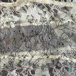 Anthropologie Cream Lace Chemise with Floral Design Size XL Photo 5