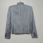 Christian Dior Womens Navy Blue Herringbone Blazer Sz 2 Elegant Academia Office Photo 4