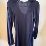 Hinge  Navy Lace Detail Mini Dress Photo 6