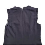 J.Crew  Black Ruffle Neck Suiting Dress Size: 0 NEW Photo 7