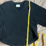 Citizens of Humanity  Black V-Neck Sweatshirt Photo 3