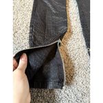RtA Diavolina fold over Black Pinstripe Pants Jeans Photo 1