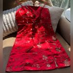Princess Polly  Vibrant Red Floral Dress Photo 0