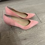 Veronica Beard  Pink Suede Pointed Toe Stiletto Pumps Size 7 Photo 3