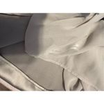 ZARA Wrap Satin Effect “Grey Green” Dress Blogger Favorite Womens X-Small Photo 3