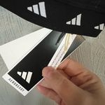 Adidas  power react medium support tech fit  XSDD black and white sports bra Photo 7