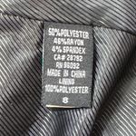 Dalia Charcoal Gray Muted Gold Speckled Buttoned Blazer Jacket Size 8 Photo 7