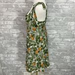 O.p.t Chic Floral Mini Dress in Green and Orange Size 10 Photo 2