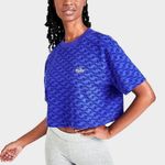 Nike Women's Sportswear Icon Short-Sleeve in Blue Size Medium Photo 0