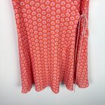 Alice + Olivia Sandra Angel Sleeve Wrap Dress Stamp English Rose Size 10 EUC Photo 2