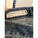 Buffalo David Bitton  Dark Wash Winona Mid Rise Wide Leg Stretch Jeans Women's 30 Photo 3