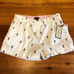 British Khaki White Seahorse Shorts Photo 0