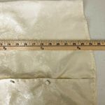 Victoria's Secret  Pajama Top Vintage Gold Label Satin Floral Button Front Ivory S Photo 5