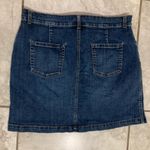 Faded Glory  Denim Skort Mini Skirt w Built-In Stretch Shorts Lined Size 12 Photo 7