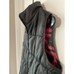 Buffalo David Bitton Women’s Reversible Puffer Vest Black Red Check Medium Merona Buffalo Winter Fall Photo 2