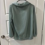 SheIn  Green 3/4 Sleeve Polo Sweatshirt Relaxed Fit Photo 1
