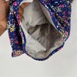 Boden Slimming One Piece‎ Blue Multicolor Floral Print Swimsuit Size 4 Photo 4