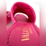 Valentino Garavani  Maxi Roman Stud Quilted Nappa Mules Heel Sandals Size EU 37.5 Photo 9