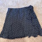 Brandy Melville  Wrap Around Floral Skirt Navy Photo 0