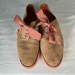 Johnston & Murphy  Bree Tan Perforated Suede Lace Up Shoes Peach‎ Womens 7.5 Photo 2