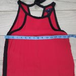 Gap Red Sleeveless Top Black Trim Tie Back Casual Blouse XS Photo 4