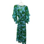 CAbi  Derby Wrap Dress with Slip Dress Womens Size Small Style 5815 Tidal Floral Photo 1