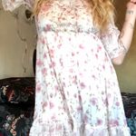 Sexy Lolita Floral Mini Dress Multi Photo 1