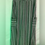 Striped Black and White Maxi Skirt Photo 6