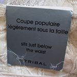 Tribal NWT “Favorite” Cream Textured Trousers Size 2 Photo 3