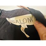 SALONI Tabitha 100% Silk Black Red A Photo 12