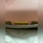 Alexis Bittar  TWISTED GOLD LEATHER SADDLE BAG IN DUSTY PINK Photo 4
