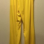Yellow Wide Leg Dress Pants Size XL Photo 2