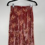 Hutch  Women's Velvet Floral Flowy Wide Leg Romantic Boho Chic Wide Leg Pants  XS Photo 9