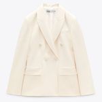 ZARA NEW TAILORED DOUBLE BREASTED BLAZER JACKET WO Photo 1