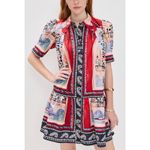 Hunter Bell  Colorful Patterned Dress NEW Photo 4