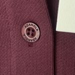 Adanola  Slouchy oversized Button Up Sweatshirt Burgundy XL NWT Photo 9