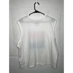 The North Face  Womens White Red Blue Graphic Tank Top Size XL Photo 3