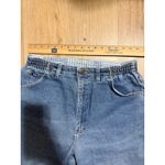 Lee Vintage Light Wash Mom Jeans High Rise Elastic Waist Relaxed Fit Denim Pants Photo 4